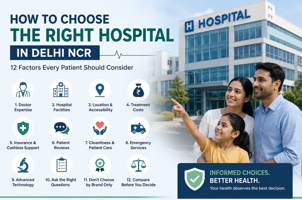 How to Choose the Right Hospital in Delhi NCR: 12 Factors Every Patient Should Consider