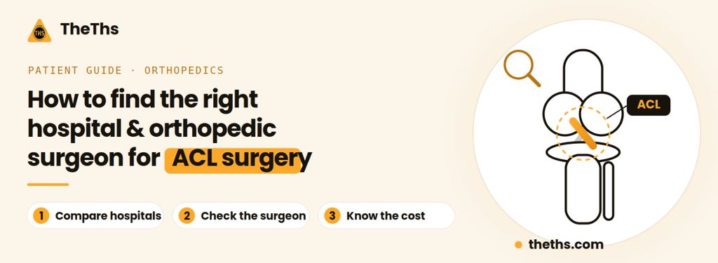 How to Find the Right Hospital and Orthopedic Surgeon for ACL Surgery